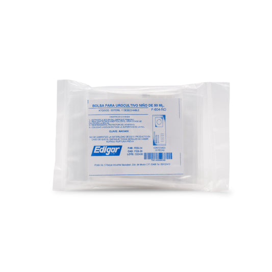 BOLSA PARA UROCULTIVO NIÑO 50 ML.