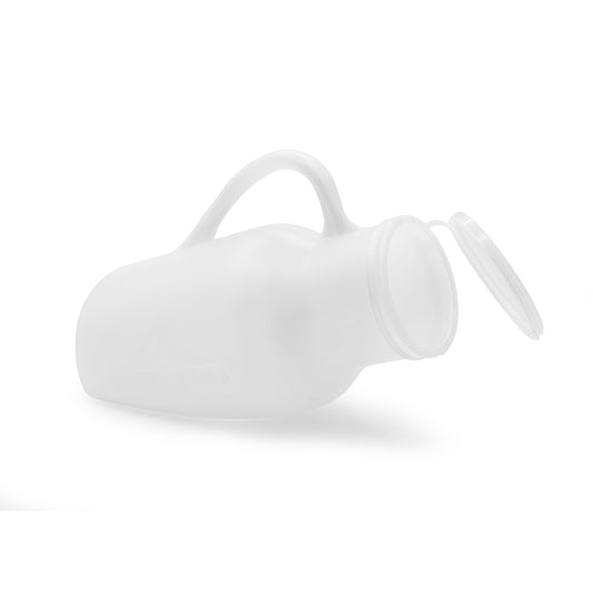 ORINAL DE PLÁSTICO CON TAPA DE 1 LT.