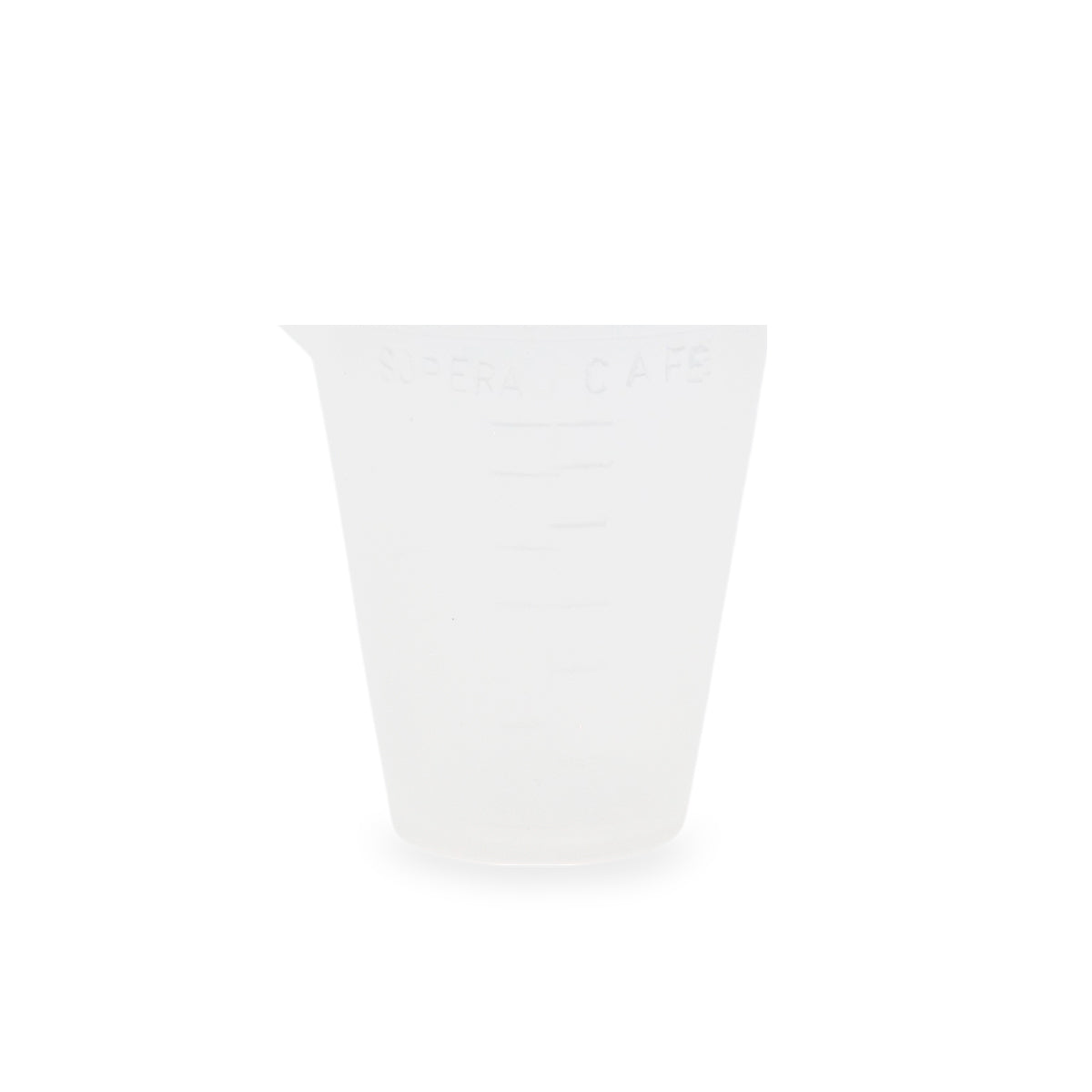 VASO DOSIFICADOR DE PLÁSTICO