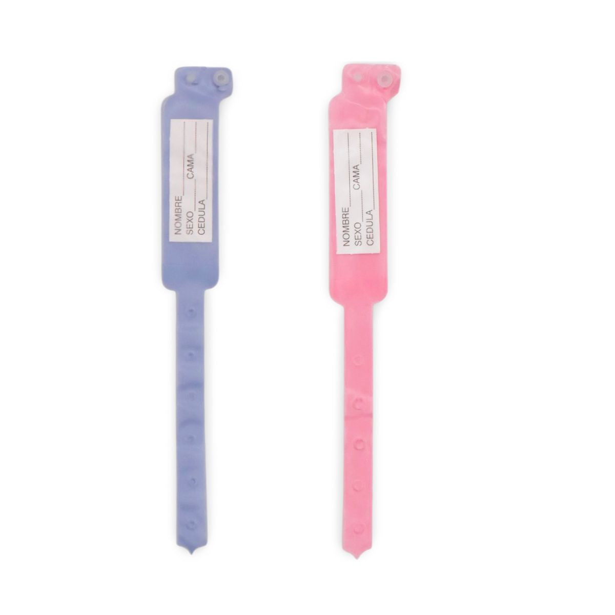 BRAZALETE IDENTIFICACIÓN INFANTIL AZUL / ROSA
